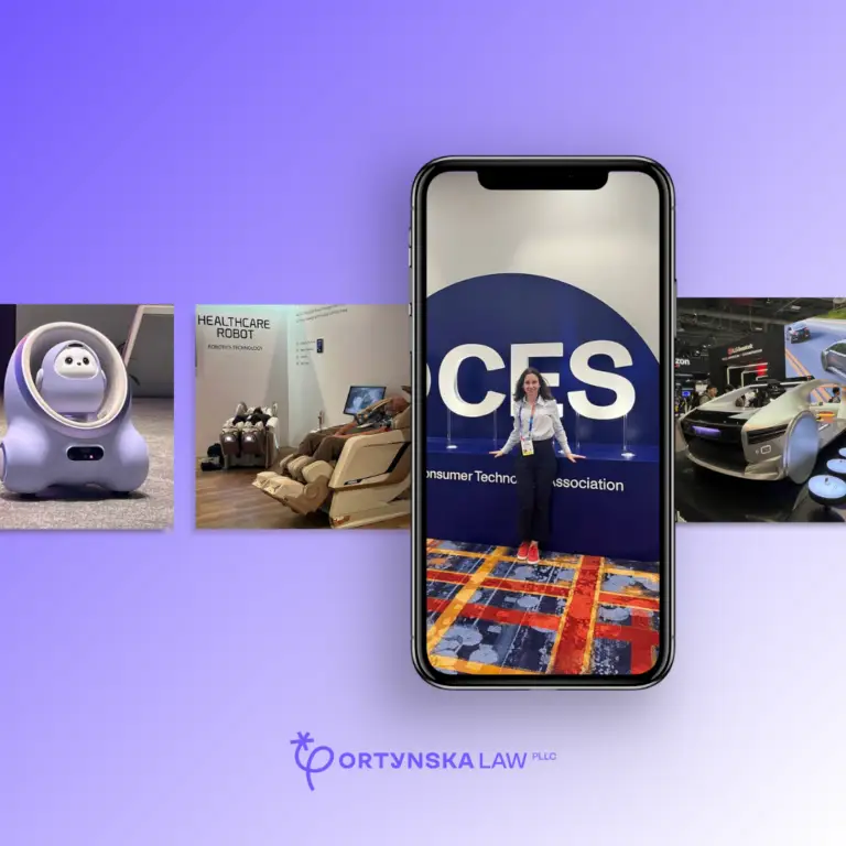 Managing Attorney at Ortynska Law PLLC Mariya Ortynska attended CES 2025