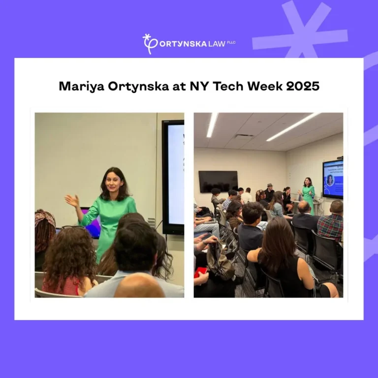 Mariya Ortynska joined a panel at New York Tech Week 2025