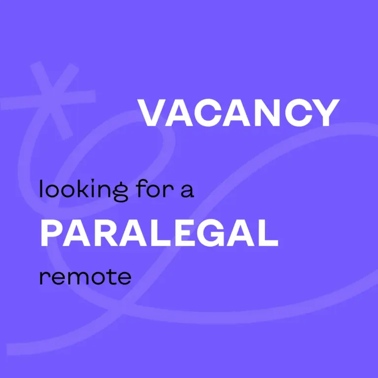 Ortynska Law is looking for a Paralegal (remote)